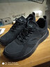 安踏男鞋休闲运动鞋男士冬季大码网面鞋软底轻质减震慢跑步鞋子男 【透气网面】5535-4黑/安踏白 40.5 (250mm) 实拍图