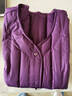 雅鹿新款女士羽绒马甲背心马夹冬季鸭绒羽绒内胆 紫色 2XL (175) 实拍图