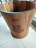柏森优家 海南相思木米桶储米箱圆形实木防虫防潮米缸米桶储面桶 相思木 15KG/30斤装 实拍图
