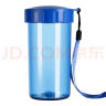 特百惠（Tupperware）雅致塑料杯310ml 小巧便携带拎绳儿童学生随心水杯子 纯净蓝 实拍图