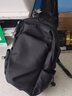 法德陆胸包男士单肩包潮流休闲斜挎包多功能学生腰包斜背包10英寸平板 2001黑色 实拍图