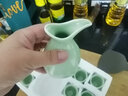 九楼阁 景德镇青瓷白酒 清酒分酒器酒具套装小酒盅一壶8杯 六角款--梅子青 250ml 1壶8杯 泡沫安全包装 实拍图