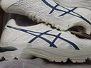 亚瑟士ASICS男鞋缓震跑鞋透气运动鞋GEL-FLUX 4 1011A614 米色/蓝色 39.5 实拍图