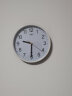 康巴丝（Compas）挂钟时尚卧室客厅办公时钟日历挂表简约创意石英钟表 3221白色 实拍图
