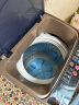 志高（CHIGO）全自动洗衣机 波轮宿舍迷你小型家用 洗烘一体 智能洗脱一体机 大容量 风干 【7.5Kg-主销款-蓝光洗护-强动力电机】 实拍图