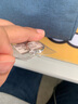 喜钻现货闪发-铂金钻戒女求婚结婚钻石戒指六爪婚戒送女友生日礼物 PT950铂金共80分IJ色SI 实拍图