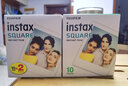 富士（FUJIFILM） instax SQ1 SQ40 SQ link立拍立得相机 照片打印机方形相纸胶片胶卷 方形白边（10张）【可代写贺卡】 相纸一盒 实拍图
