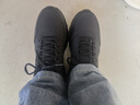 安踏男鞋运动鞋男秋冬季男士软底网面透气跑步鞋休闲鞋皮面防水鞋子男 (秋冬热卖同款皮面防水)黑色 40.5 （7.5码） 实拍图