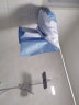 挑三拣四 浴帘套装免打孔卫生间浴帘布防水防霉加厚浴帘浴室洗澡帘遮挡隔断帘阳台挂帘卧室门窗帘 涤纶星星180*200+环+2.0杆 实拍图