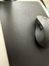 得力(deli)250*200mm耐磨PU皮鼠标垫 办公游戏通用 办公用品 黑色83009 实拍图