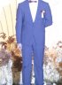 利郎毛料西服套装男新款时尚休闲男含绵羊毛30.4%西服套装 蓝白-合体版(21CXF053SA) 170 晒单实拍图