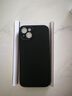 品胜 适用苹果15Plus手机壳 iPhone15Plus柔性液态壳全包防摔防磨防震亲肤男女款超薄保护套软壳 黑色 实拍图