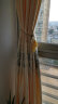 雅汇林简约新款定制窗帘欧式遮光客厅卧室成品提花绣花布成品落地窗纱 浮生若梦-粉色 （打孔式）宽1.7米x高2.7米 1片 实拍图