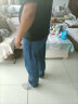 酷万（coolku）300斤新款宽松弹力特大码牛仔裤厚款男士直筒加肥加大号胖子长裤 蓝色8661 40 【210斤左右穿】 实拍图