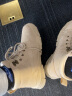 回力 Warrior 棉靴男士冬季保暖高帮休闲鞋 户外耐磨马丁靴防撞工装皮鞋 WPM(WZ)-0052 卡其 41 实拍图