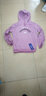 登森奥奥2023加绒加厚卫衣女春秋装宽松百搭长袖女士宽松短款连帽外套上衣 紫粉（加绒加厚） L 建议100-120斤 实拍图