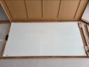 得力(deli)挂式白板90*60cm磁性钢化悬挂式玻璃白板办公会议写字板黑板 含白板擦 白板笔 磁钉8735B 实拍图