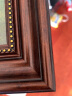 左岸拾年美式复古相框摆台欧式挂墙装裱画框定制照片框实木来图定做尺寸 黑胡桃色 6寸(内径10.2X15.2cm) 实拍图