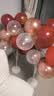 HWRH 结婚气球立柱装饰桌飘地飘路引支架结婚房引路气球布置订婚新房 1.6米地飘套装2个装 实拍图
