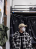 毅訫毛呢格子外套男秋季韩版潮流宽松休闲夹克男士学生帅气上衣服男装 白色 XL 120-140斤 实拍图