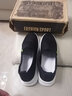 绅序（SHENXU）老北京布鞋男鞋传统布鞋男套脚懒人鞋低帮帆布鞋透气休闲鞋黑色 HW01黑色 41 实拍图