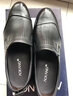 奥康男鞋夏季新款镂空皮鞋男真皮透气商务正装洞洞鞋套脚青年时尚凉鞋 黑色105819022 42 实拍图