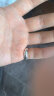 罗泰老银匠999足银素圈戒指情侣对戒男女款哑光银戒指时尚韩版轻奢开口指环 大款（调节范围16-26）单个 晒单实拍图