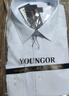 雅戈尔（YOUNGOR）长袖衬衫男条纹DP免烫衬衫纯棉面料抗皱平整易打理新品 GLDP100163IJA浅蓝 40 实拍图