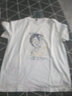 雅鹿短袖t恤男纯棉夏季新款休闲运动青少年学生宽松大码宽肩男士T恤衫 白/月亮鱼 L （重120-130斤高165-170） 实拍图