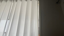 未来式窗帘杆单杆免打孔安装伸缩杆罗马杆免钉可收缩浴帘杆晾衣杆支撑杆 白色 【2.1-2.6米墙距适用】送20环 实拍图