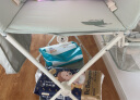 babycare尿布台婴儿护理台新生儿多功能可折叠可移动宝宝床婴儿床-温特绿 实拍图