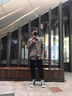 gxmy牛仔外套男春秋季新款潮流休闲运动夹克套装男一套搭配衣服男装潮 2801卡其+百搭白T+Y11裤 XL 【120-140斤】 实拍图