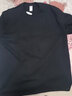 宾色2件装100%全棉长袖t恤男春秋圆领纯色潮流重磅体恤上衣纯棉打底衫 01-黑色+白色 4XL【适合190-220斤】 实拍图
