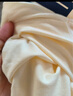 欧洛黛（OULUODAI）短袖t恤女宽松夏季新款透气休闲衣服女装时尚潮体恤衫纯棉短袖女 杏色（Hi） XL 实拍图