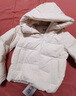 坦博尔【爆款】绒服女小个子面包短款连帽保暖韩版冬天外套TBF330332J 玫瑰灰 XS (155) 实拍图