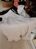 佐马仕长袖衬衫女新款女士职业装商务正装纯色修身工装白衬衣酒店工作服 纯白色（V） 37 （  100-110斤） 实拍图