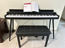 贝琪（Betsy）电钢琴重锤88键成人家用初学者专业考级家用书桌立式翻盖电子钢琴 B126力度键-木纹黑 高配(琴+学琴礼包+双人琴凳） 实拍图