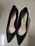 蜘蛛王女鞋春秋新款尖头细跟高跟鞋百搭工作鞋优雅单鞋女91051 黑色 36 实拍图
