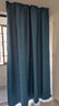 伊帘坊窗帘成品加密加厚仿亚麻棉麻纯色卧室客厅定制遮光窗帘布窗纱拼接窗帘 深蓝色 2.0米宽*2.7米高挂钩式可改高度 实拍图