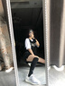 NIKE耐克足球袜成人过膝长筒袜男女运动袜夏季耐磨吸汗防滑袜子 SX4120-001黑/白 M(38-42码) 实拍图