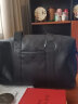 斐格旅行包男手提包真皮男士旅行袋大容量出差行李包运动健身包包男 经典黑(自带拉杆箱固定设计) 晒单实拍图
