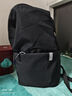 炫彩小背包防水超轻双肩包情侣运动包男士学生旅行包夏季学生书包 黑色 中包 实拍图