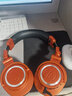铁三角（Audio-technica）M50X 专业头戴式 监听耳机 HIFI音质 有线便携折叠 特别限量版 M50XBT2 MO 夜盏橙 实拍图