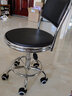 星恺（XINGKAI） 吧台椅可升降椅子凳子靠背转椅美容美发吧台凳实验室收银台椅子 黑色脚钉款 HK1062 实拍图