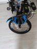 安丹迪（Adandyish）儿童自行车头盔一体成型骑行头盔男女公路头盔单车装备 酷蓝黑 实拍图