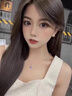 中国黄金九紫离火足银项链女紫水晶吊坠生日礼物送女友老婆纪念日 心中有你足银项链【品牌礼盒】 实拍图