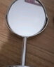 简北化妆镜台式金属双面梳妆镜360°旋转便携小镜子1:2放大功能镜子 椭圆形镜面 实拍图