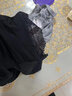 哆温宓安全裤女打底裤夏季防走光裤莫代尔平角短裤口袋可外穿保险裤大码 黑色+灰色 小码（80-130斤） 实拍图