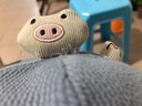 李晨曦（Lichenxi）宝宝帽子秋冬季鸭舌帽男女童可爱超萌小猪春秋婴儿遮阳棒球帽 小猪鸭舌帽  蓝色 均码/可调节  6-24个月46-50CM 实拍图