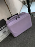 爱情海化妆包女便携旅行大容量带镜子洗漱包高颜值手提护肤品收纳箱旅游 【紫色】化妆师专用化妆箱出差 随身口红包防泼水出门化妆刷收纳 实拍图